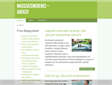 Tablet Screenshot of masszazsmedence.org